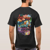ホットドッグと後悔の選択 Tシャツ (裏面)