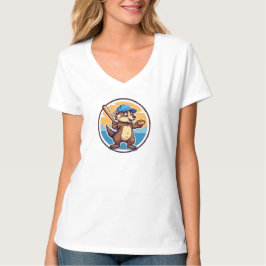 ホットドッグと野球 Tシャツ