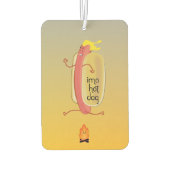 ホットドッグに悪魔をあえて カーエアーフレッシュナー (裏面)