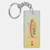 ホットドッグに悪魔をあえて キーホルダー (正面左)