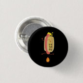ホットドッグに悪魔をあえて 缶バッジ (正面&裏面)