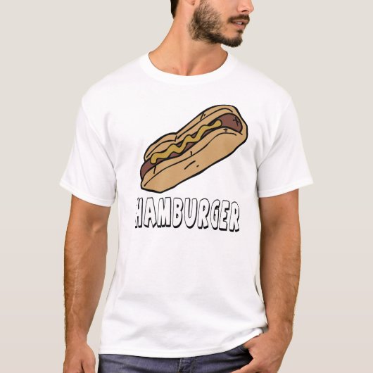 ホットドッグのないハンバーガー Tシャツ (正面)