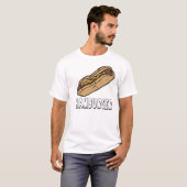 ホットドッグのないハンバーガー Tシャツ (正面フル)