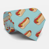 ホットドッグのタイ ネクタイ (ロール)