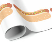 ホットドッグのトッピング ラッピングペーパー (ロールコーナー)