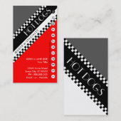 ホットドッグのパンチカード: (買物11は1つを自由得ます) ロイヤリティカード (正面/裏面)