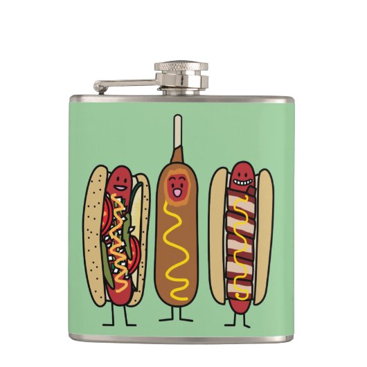 ホットドッグの友人 フラスク (正面)
