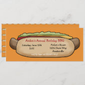 ホットドッグの招待状 招待状 (正面/裏面)