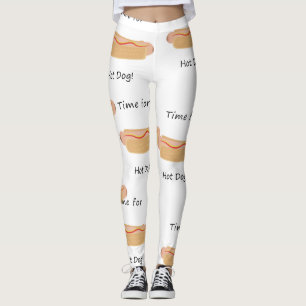 ホットドッグの断面図のLeggins レギンス
