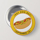 ホットドッグの日 缶バッジ (正面&裏面)