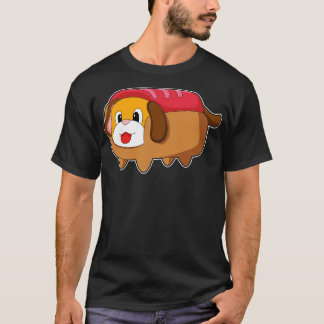 ホットドッグの犬 Tシャツ