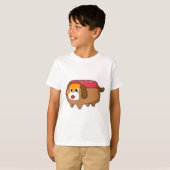 ホットドッグの犬 Tシャツ (正面フル)