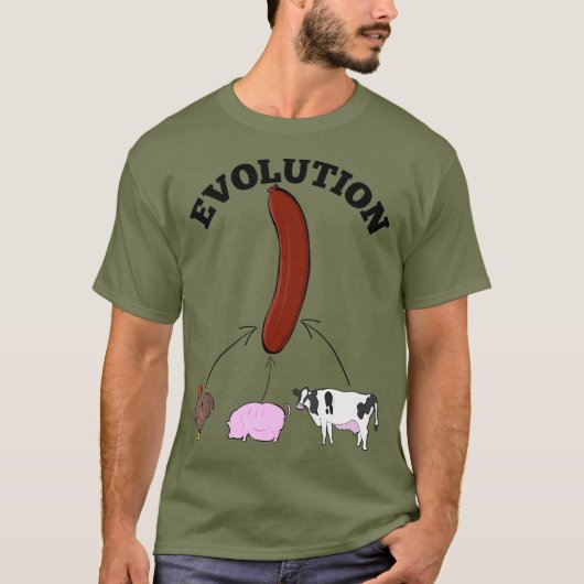 ホットドッグの科学を進化させる Tシャツ (正面)
