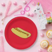 ホットドッグの紙のパーティーのプレート ペーパープレート (パーティー)