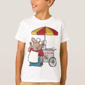 ホットドッグの販売元 Tシャツ (正面)