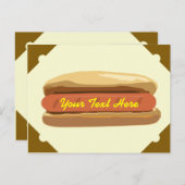 ホットドッグはがき ポストカード (正面/裏面)