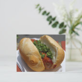 ホットドッグはがき ポストカード (スタンド正面)