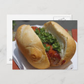 ホットドッグはがき ポストカード (正面/裏面)