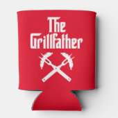 ホットドッグを持つグリルファーザー 缶クーラー (裏面)