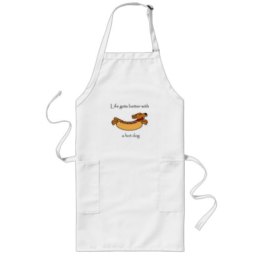 ホットドッグエプロン ロングエプロン (正面)