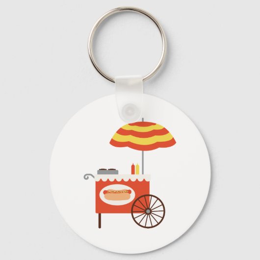 ホットドッグカート キーホルダー (正面)