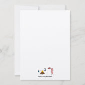 ホットドッグキャンピング旅行案内 招待状 (裏面)