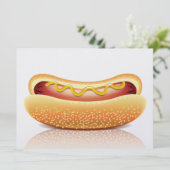 ホットドッグクックアウトパーティの招待状 招待状 (スタンド正面)