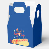 ホットドッグクックアウトBBQバースデーパーティーブルー フェイバーボックス (オープン)