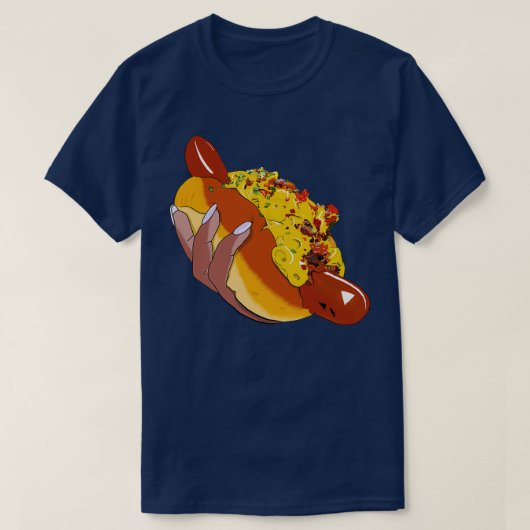 ホットドッググラブ Tシャツ (デザイン正面)