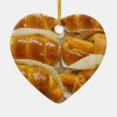 ホットドッグケーキ…アジアのデザート料理 セラミックオーナメント (正面)