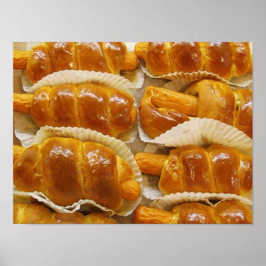 ホットドッグケーキ…アジアのデザート料理 ポスター (正面)