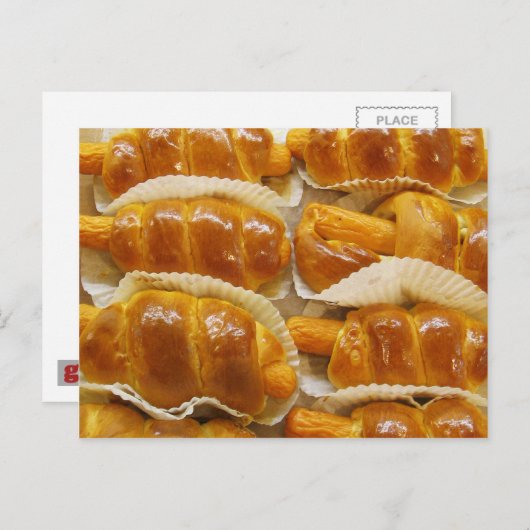 ホットドッグケーキ…アジアのデザート料理 ポストカード (正面/裏面)