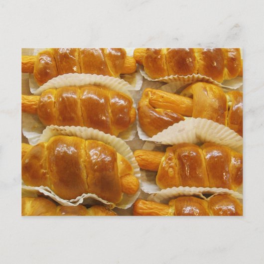 ホットドッグケーキ…アジアのデザート料理 ポストカード (正面)