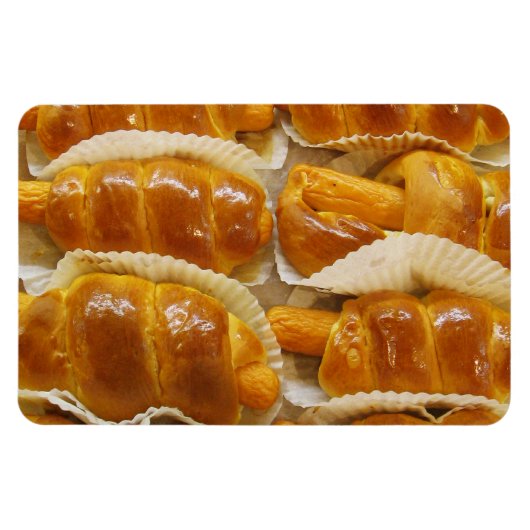 ホットドッグケーキ…アジアのデザート料理 マグネット (横)