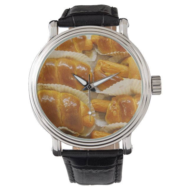 ホットドッグケーキ…アジアのデザート料理 腕時計 (正面)