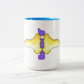 ホットドッグコーヒーカップ、最高のコーヒーカップ ツートーンマグカップ (中央)