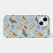 ホットドッグサウンド：電話ケース iPhone 15ケース (裏面横)