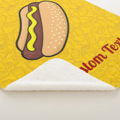 ホットドッグシェルパ毛布 シェルパブランケット (3/4)