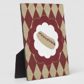 ホットドッグダイヤモンド フォトプラーク (側面)