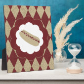 ホットドッグダイヤモンド フォトプラーク (側面)