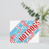 ホットドッグチャット ポストカード (スタンド正面)