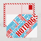 ホットドッグチャット ポストカード (正面/裏面)