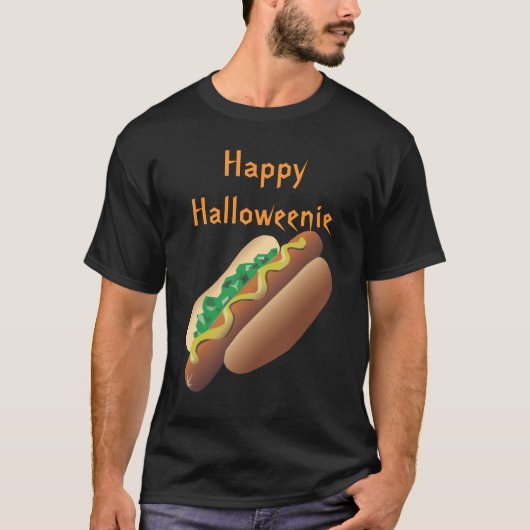 ホットドッグハロウィーンシャツ Tシャツ (正面)