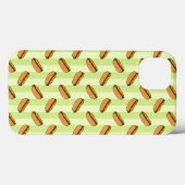 ホットドッグパターンiPadケース Case-Mate iPhoneケース (裏面 (横))