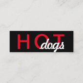 ホットドッグパンチカード ロイヤリティカード (正面)