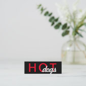 ホットドッグパンチカード ロイヤリティカード (スタンド正面)