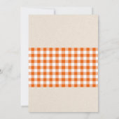 ホットドッグピクニック誕生日テーマ招待状 招待状 (裏面)