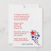 ホットドッグフライの招待 招待状 (裏面)