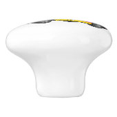 ホットドッグフードトラック漫画イラストレーション セラミックノブ (側面)