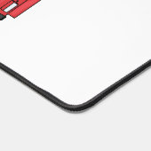 ホットドッグフードトラック漫画イラストレーション デスクマット (コーナー)